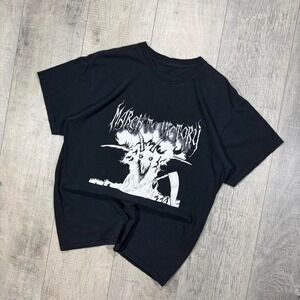 Vintage 2000s rare grail march to victory band promo t shirt Size measures L